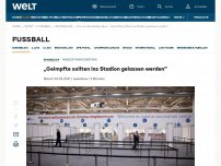 Bild zum Artikel: „Geimpfte sollten ins Stadion gelassen werden“