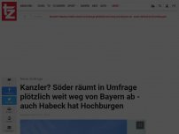 Bild zum Artikel: Kanzler Söder? CSU-Chef kommt sogar im Norden gut an - Scholz kassiert Habeck-Klatsche in der eigenen Heimat