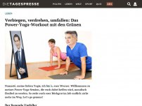 Bild zum Artikel: Verbiegen, verdrehen, umfallen: Das Power-Yoga-Workout mit den Grünen