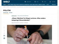 Bild zum Artikel: „Dieser Wettlauf ist längst verloren. Alles andere entspringt Wunschdenken“