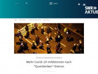 Bild zum Artikel: Mehr Covid-19-Infektionen nach 'Querdenker'-Demos