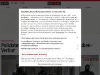 Bild zum Artikel: Polizisten laufen Sturm gegen Sturmhauben-Verbot