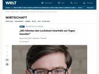 Bild zum Artikel: „Wir könnten den Lockdown innerhalb von Tagen beenden“