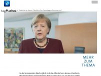 Bild zum Artikel: Gedenken an Hanau: Merkel ruft zu Kampf gegen Rassismus auf