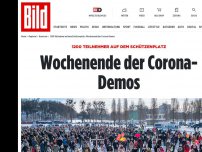 Bild zum Artikel: 1200 AUF DEM SCHÜTZENPLATZ - Wochenende der Corona- Demos