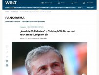 Bild zum Artikel: „Asoziale Vollidioten“ - Christoph Waltz rechnet mit Corona-Leugnern ab