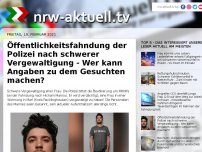 Bild zum Artikel: Öffentlichkeitsfahndung der Polizei nach schwerer Vergewaltigung - Wer kann Angaben zu dem Gesuchten machen?