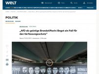 Bild zum Artikel: „AfD als geistige Brandstifterin längst ein Fall für den Verfassungsschutz“