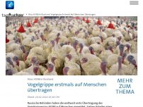 Bild zum Artikel: Russland: Weltweit erste H5N8-Übertragung auf Menschen