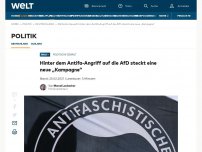 Bild zum Artikel: Hinter dem Antifa-Angriff auf die AfD steckt eine neue „Kampagne“