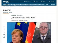 Bild zum Artikel: „Wir sind jetzt in der dritten Welle“