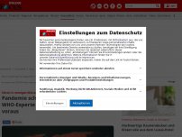 Bild zum Artikel: Schon in wenigen Monaten - Pandemie schneller vorbei als gedacht? WHO-Experte sagt baldiges Corona-Ende voraus