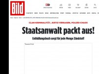 Bild zum Artikel: Clan-Kriminalität, Justiz-Versagen, Chaos im Poliz - Staatsanwalt packt aus!