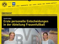 Bild zum Artikel: Erste personelle Entscheidungen in der Abteilung Frauenfußball