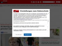 Bild zum Artikel: Beschlussentwurf vor Corona-Gipfel - Ab Montag sollen Kontaktbeschränkungen gelockert werden - 'Notbremse' geplant