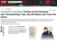 Bild zum Artikel: Jedes Treffen ab vier Personen soll 'Veranstaltung' nach Epidemiegesetz sein