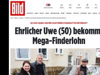 Bild zum Artikel: 22 000 Euro unter Oldtimer-Fußmatte - Ehrlicher Finder bekommt Mega-Finderlohn