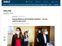 Bild zum Artikel: Hennig-Wellsow will Soldaten abziehen – von wo, weiß sie aber nicht