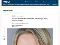 Bild zum Artikel: Der CDU steht eine der schlimmsten Abrechnungen bevor, die sie je erlebt hat