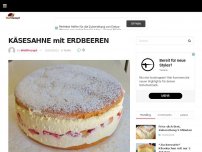 Bild zum Artikel: KÄSESAHNE mit ERDBEEREN