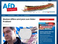 Bild zum Artikel: Masken-Affäre wird jetzt zum Söder-Problem!