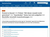 Bild zum Artikel: Protest in Kassel gegen Corona-Maßnahmen: Die aktuelle Entwicklung im Überblick