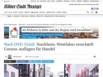 Bild zum Artikel: Urteil: Gericht hebt Beschränkungen im NRW-Einzelhandel vorläufig auf