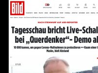 Bild zum Artikel: Proteste gegen Corona-Maßnahmen in Stuttgart - 10 000 kommen zur „Querdenker“-Demo