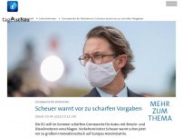 Bild zum Artikel: Scheuer warnt vor zu scharfen Vorgaben für Autobranche