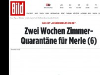 Bild zum Artikel: Das ist „Kinderseelen-Mord“ - Zwei Wochen Zimmer- Quarantäne für Merle (6)