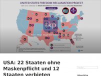 Bild zum Artikel: USA: 22 Staaten ohne Maskenpflicht und 12 Staaten verbieten Impfpass