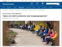 Bild zum Artikel: Aerosol-Forscher zu Corona-Maßnahmen: 'Open Air statt Lockdown und Ausgangssperren'