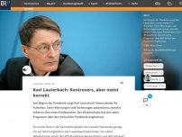 Bild zum Artikel: Karl Lauterbach: Kontrovers, aber meist korrekt