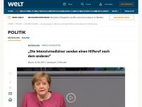 Bild zum Artikel: „Jeder Tag, den die Notbremse angewendet wird, ist ein gewonnener Tag“