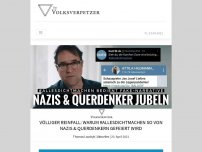 Bild zum Artikel: Völliger Reinfall: Warum #allesdichtmachen so von Nazis & Querdenkern gefeiert wird