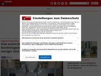 Bild zum Artikel: Diäten sinken um 71 Euro - Zum ersten Mal in der Geschichte: Bundestagsabgeordnete bekommen weniger Geld