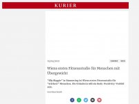 Bild zum Artikel: Wiens erstes Fitnesscenter für Menschen mit Übergewicht