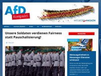 Bild zum Artikel: Unsere Soldaten verdienen Fairness statt Pauschalisierung!