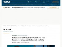 Bild zum Artikel: Habeck schließt Grün-Rot-Rot nicht aus – und fordert von Linkspartei Bekenntnis zur Nato