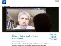 Bild zum Artikel: Südwest-Grüne wollen Parteiausschluss von Palmer