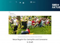 Bild zum Artikel: Neue Regeln für Geimpfte und Genesene in Kraft