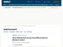 Bild zum Artikel: Ohne Patentschutz ist das Geschäftsmodell von Biontech ruiniert