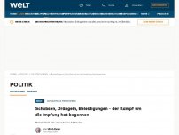 Bild zum Artikel: Schubsen, Drängeln, Beleidigungen – der Kampf um die Impfung hat begonnen