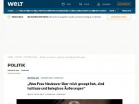 Bild zum Artikel: „Was Frau Neubauer über mich gesagt hat, sind haltlose und beleglose Äußerungen“