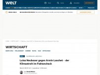 Bild zum Artikel: Luisa Neubauer gegen Armin Laschet – der Klimastreit im Faktencheck