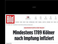 Bild zum Artikel: Gesundheitsamts-Chef besorgt - Mindestens 1789 Kölner nach Impfung infiziert