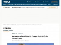 Bild zum Artikel: Vermieter sollen künftig 50 Prozent der CO2-Preis-Kosten tragen