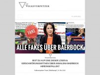 Bild zum Artikel: Bist du auf eine dieser Lügen & Verschwörungsmythen über Annalena Baerbock hereingefallen?