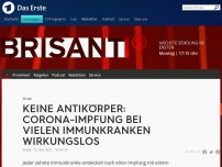 Bild zum Artikel: mRNA-Impfung bei vielen Immunkranken wirkungslos