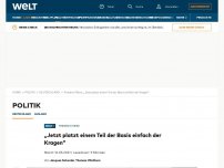 Bild zum Artikel: „Jetzt platzt einem Teil der Basis einfach der Kragen“